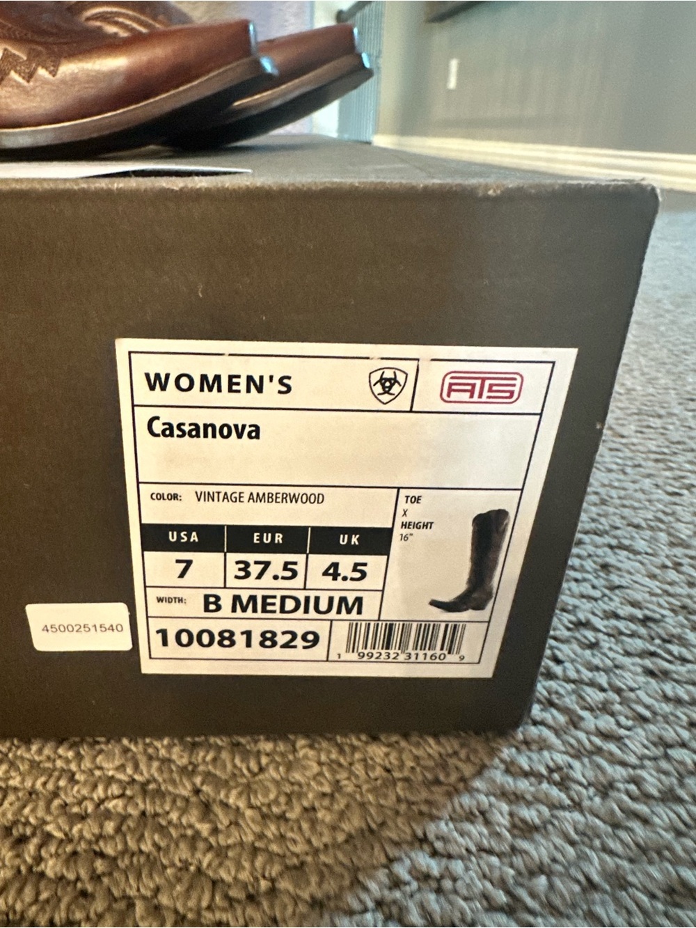 Ariat Amberwood Women's Tall Western Boots Casanovas - Picture 2 of 3